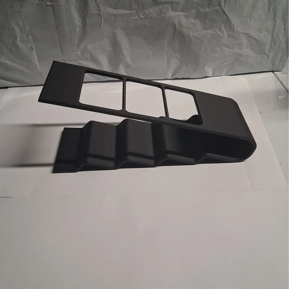 Black 3 Remote Holder Stand 3d Printed 3.5x8x3